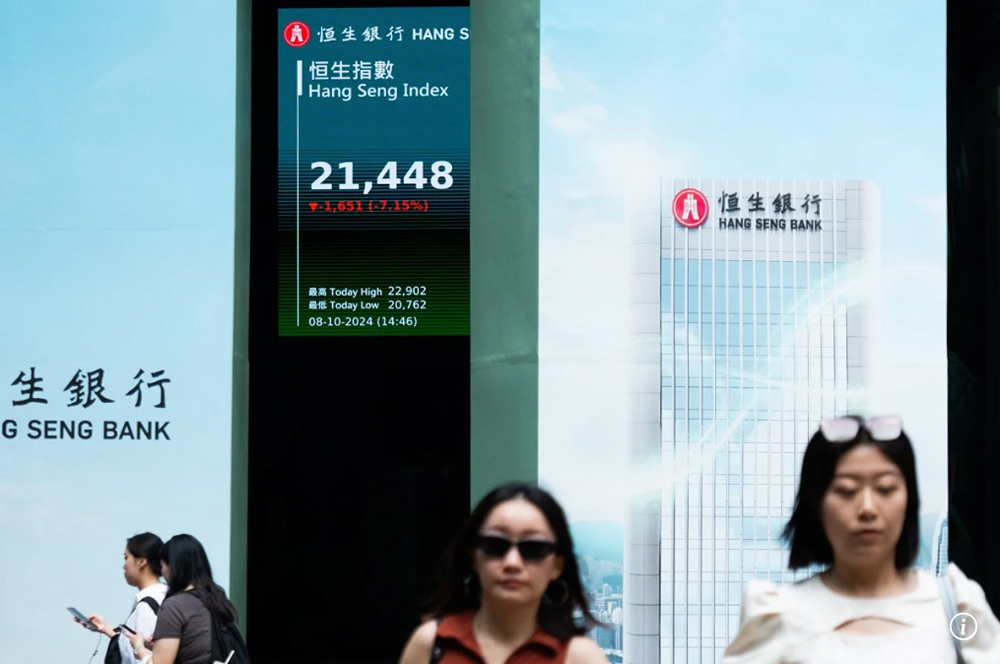 Гонконгский Hang Seng после выступления китайского премьера