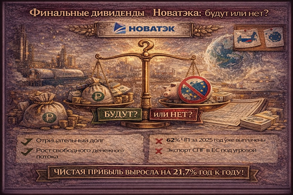 Почему падают котировки акций Новатэк и что говорят финансовые показатели?