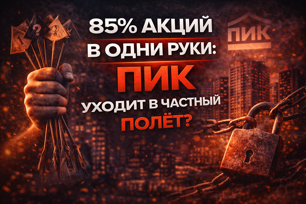 ПИК под новым управлением: стоит ли держать акции после смены мажоритария?