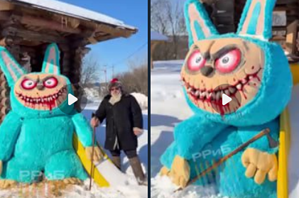 Гигантского злого Лабубу, которого сожгут на Масленицу в Липецкой области, показали в сети. «Будем бороться со злом, сожжём его!» — так организаторы прокомментировали чучело на видео