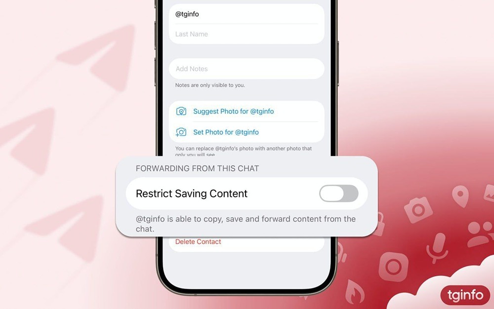 Telegram тестирует блокировку пересылок личных сообщений. В бете на iOS нашли новую функцию, которая позволяет запретить любым контактам копировать, сохранять и пересылать материалы из личных чатов
