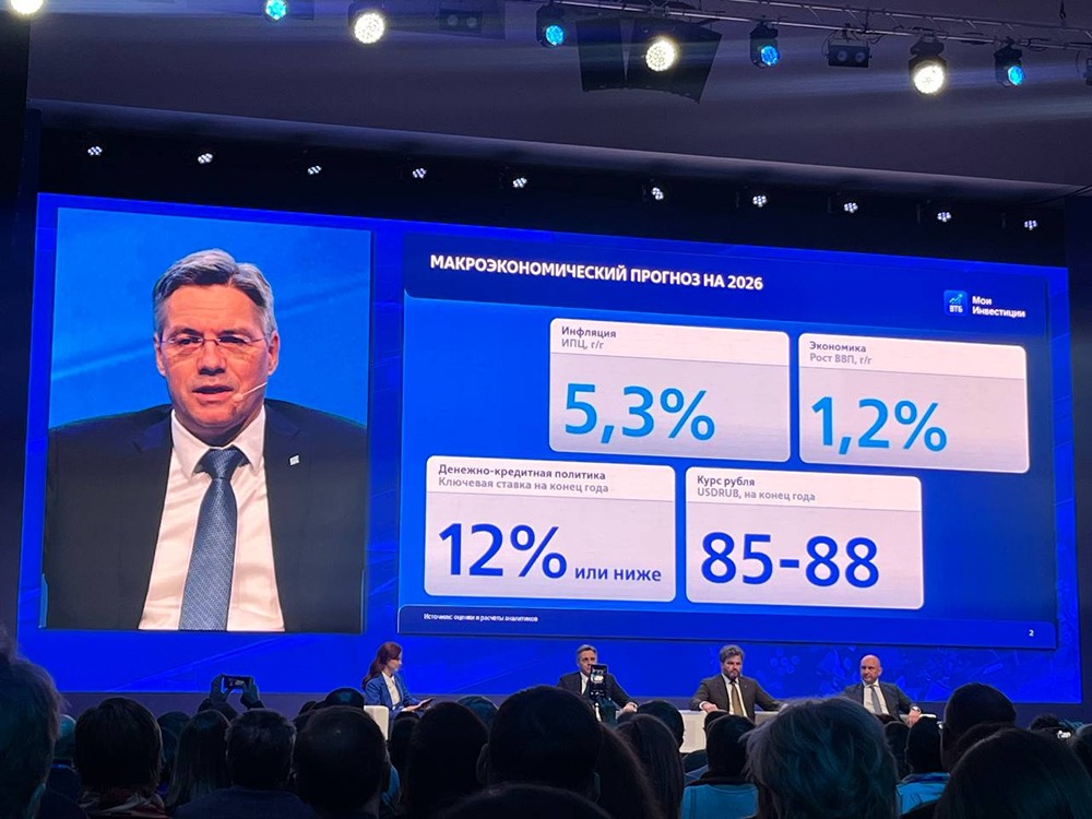 ВТБ скорректировал прогноз по курсу рубля к доллару до 85-88