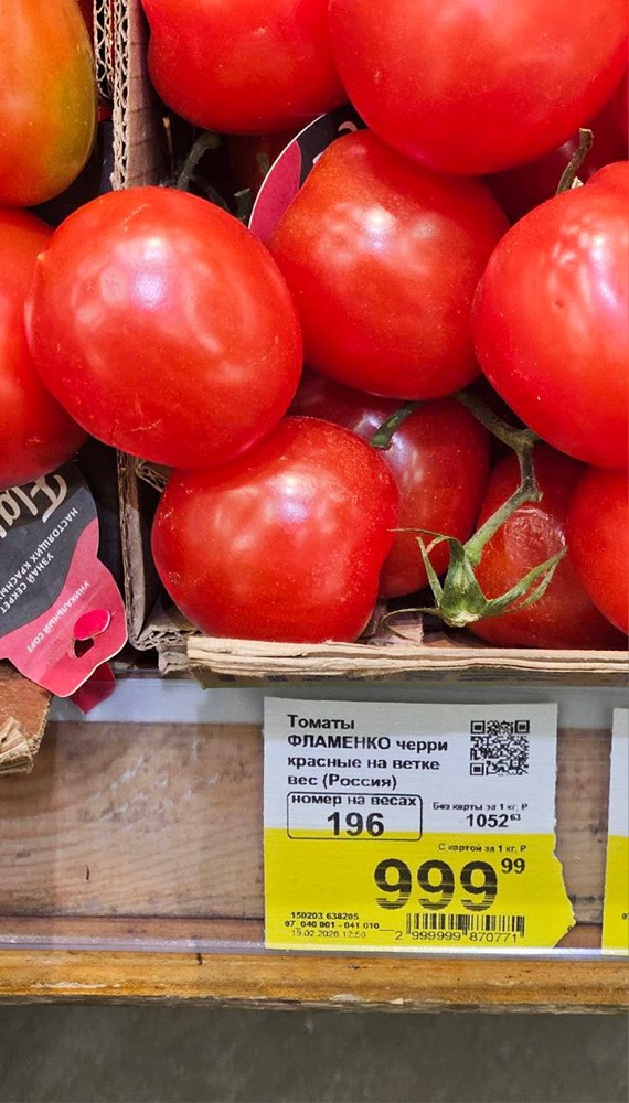 Помидоры стали дороже огурцов — в Санкт-Петербурге их продают по 1000 рублей