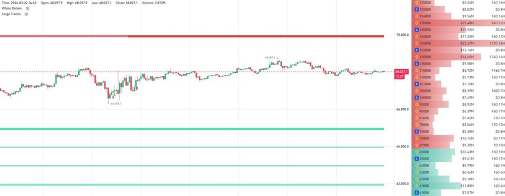 Киты формируют стену покупок биткоина — что это значит?