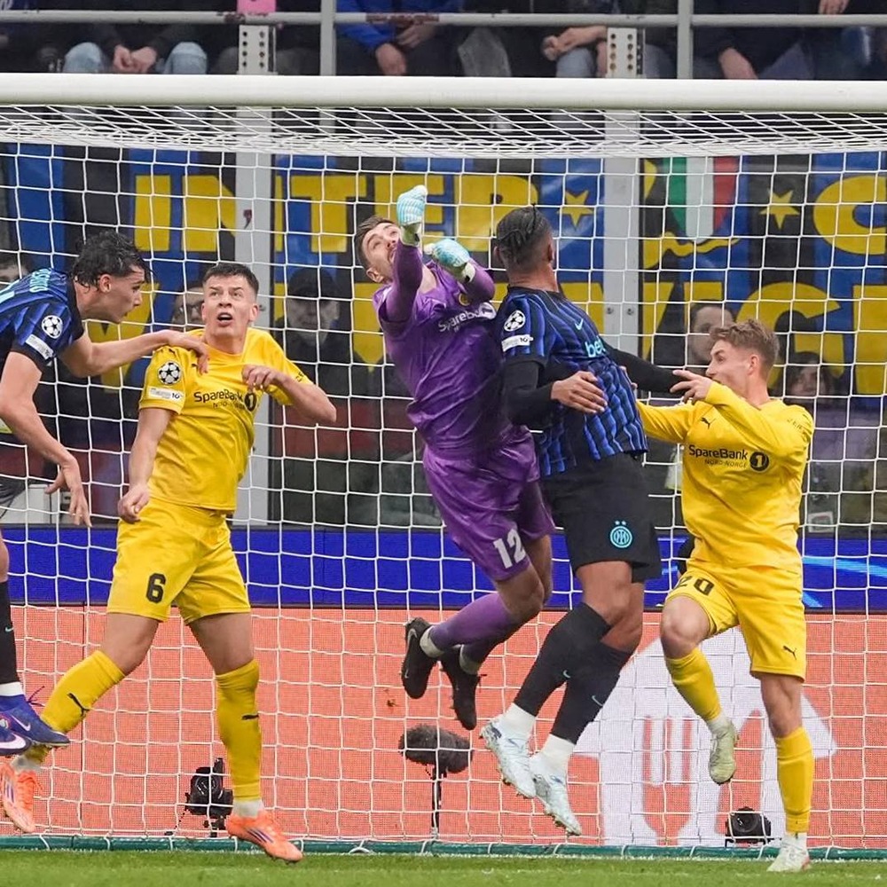 "Будё-Глимт" с Никитой Хайкиным сенсационно выбивает "Интер" из плей-офф Лиги Чемпионов