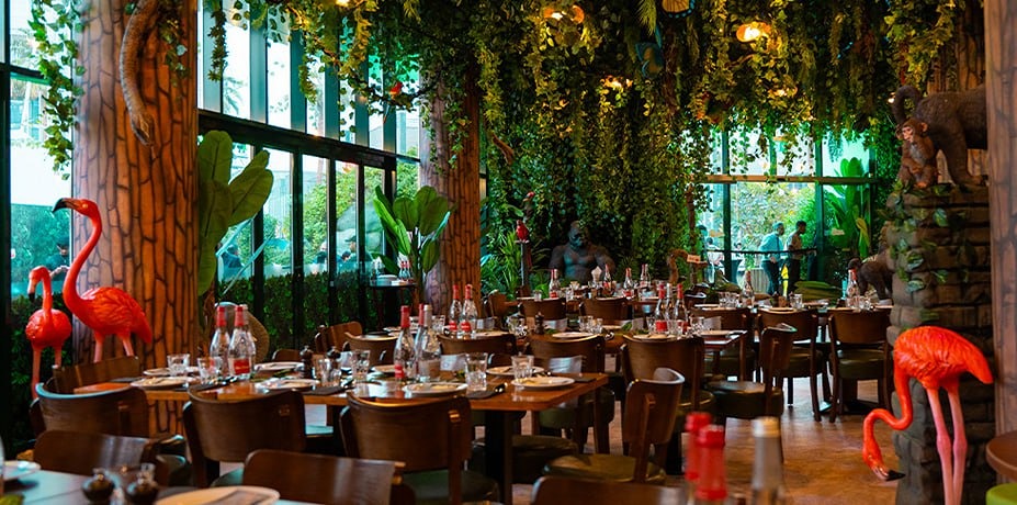 JNGL в The Green Planet: новый тропический ресторан в самом сердце дубайского леса