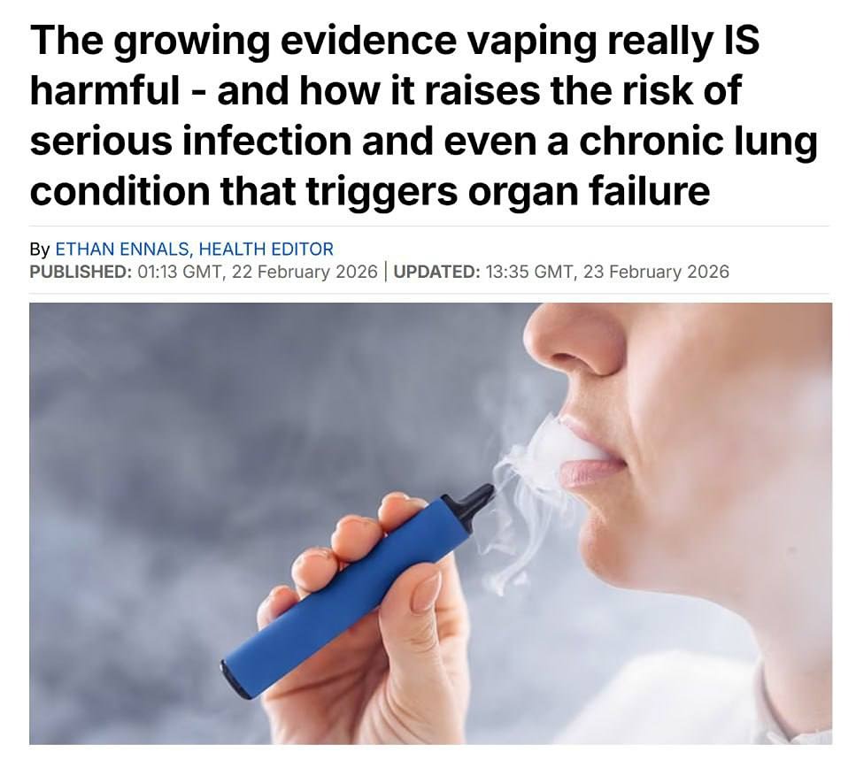 Вейпинг убивает: новое исследование показало риск отказа органов