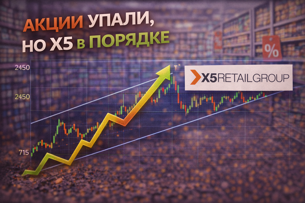 Акции Х5 в коррекции: временные трудности или системные проблемы