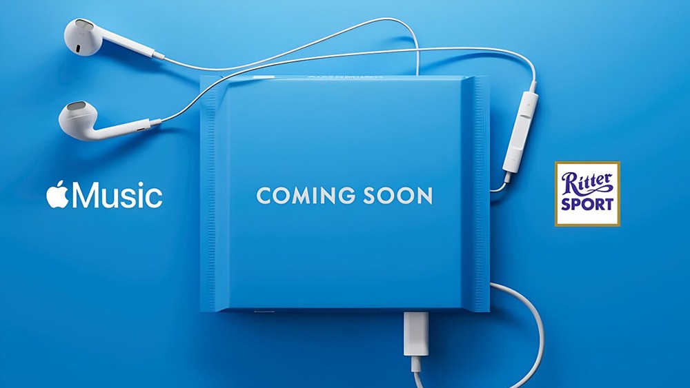 Сладкая музыка: Apple помещает альбомы на упаковку Ritter Sport