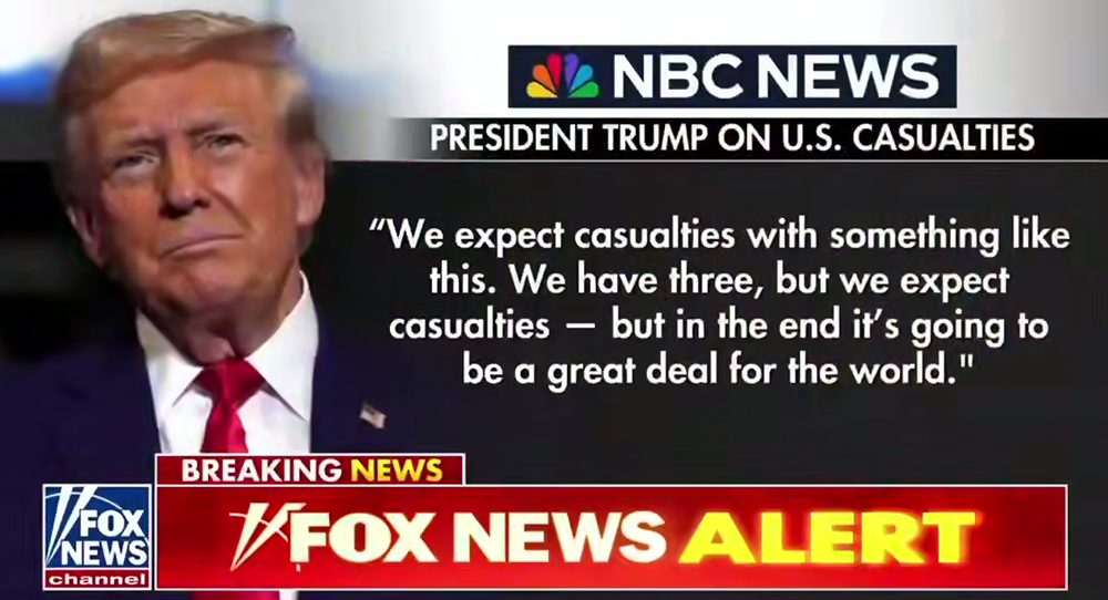 Трамп о гибели солдат США в войне с Ираном