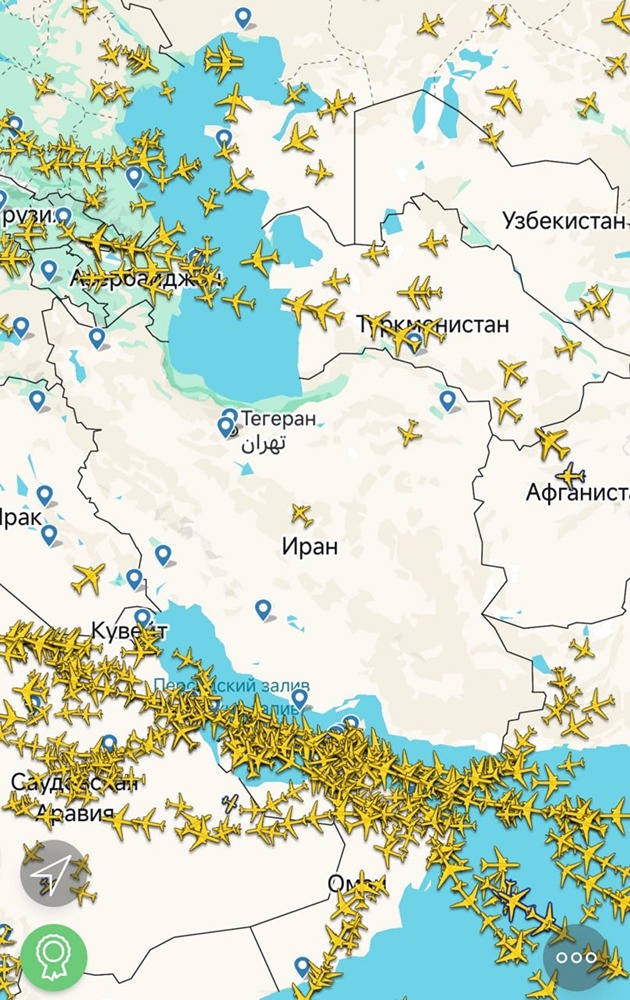 Увеличение полетного времени: Росавиация сообщила о новых маршрутах в Персидский залив