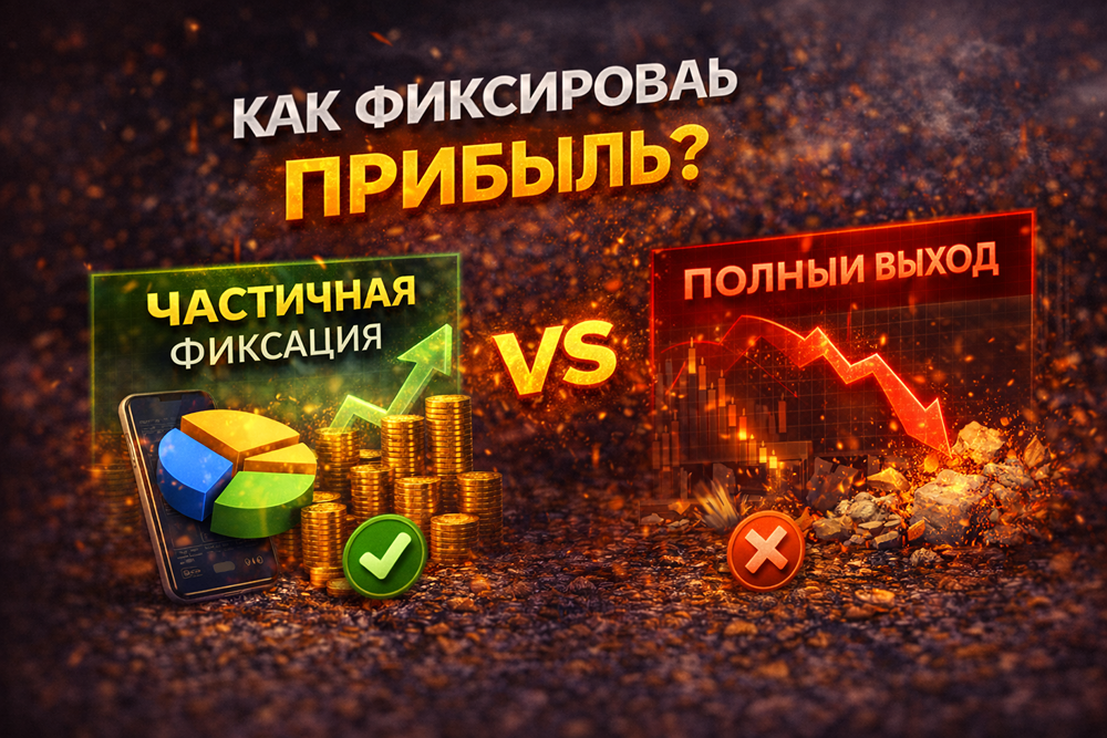 Стратегии выхода из позиции в акциях: полное или частичное закрытие?