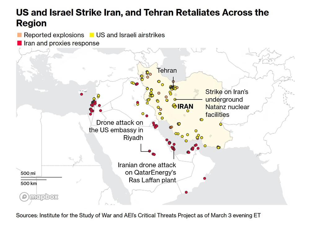 Корпус стражей исламской революции Ирана заявил, что в ближайшие дни ответные атаки усилятся, сообщает агентство Nour. При этом Трамп отметил, что США «очень хорошо справляются»