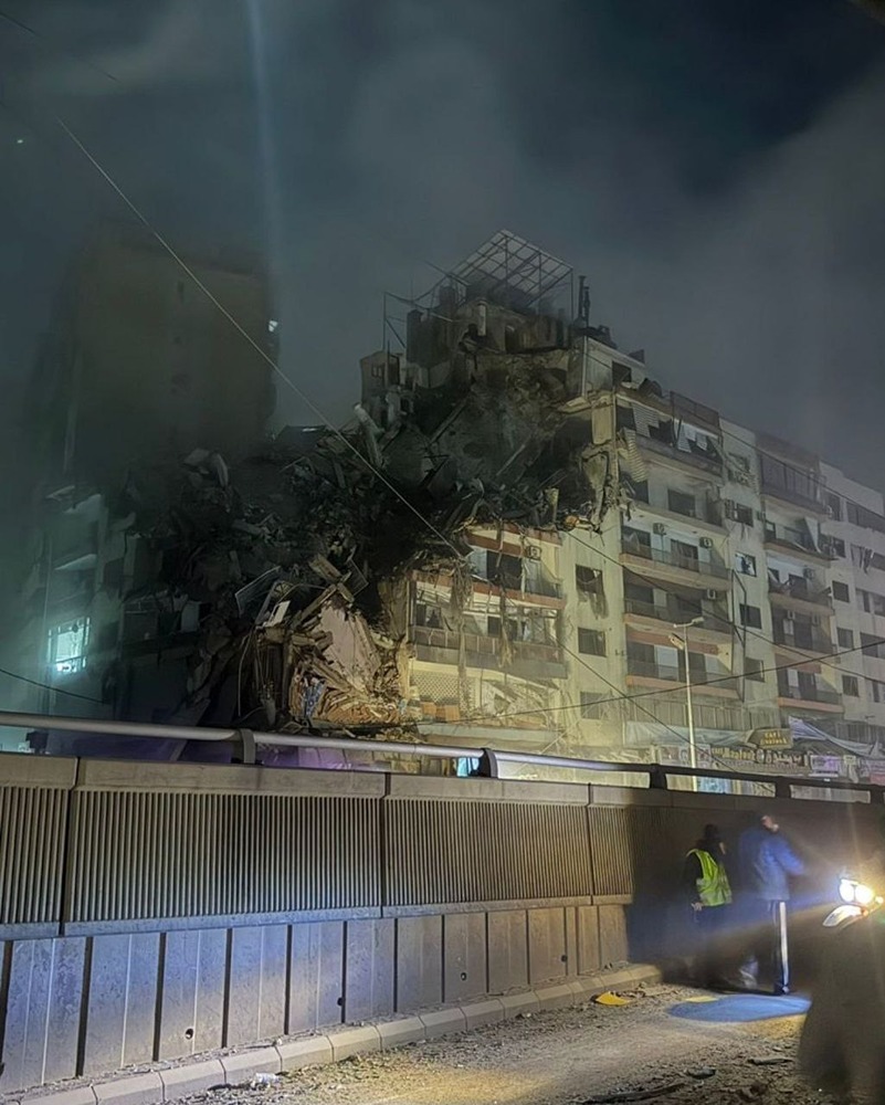 В Бейруте (Ливан) Израиль снёс несколько многоквартирных домов