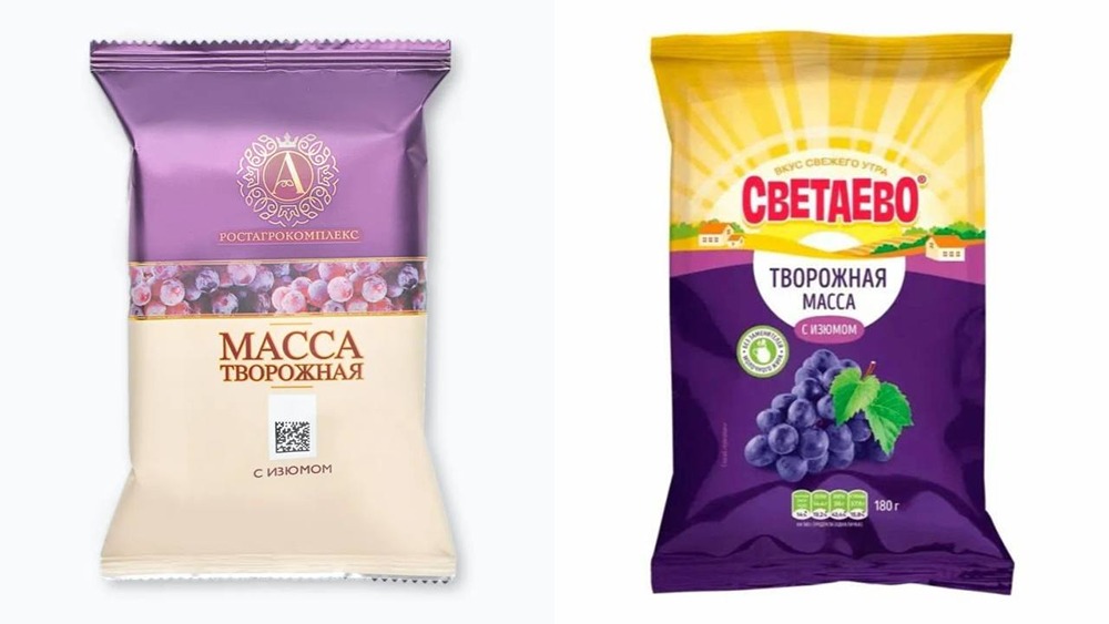 Одну и ту же творожную массу продают почти в два раза дороже под другим брендом, выяснили в сети. «Ростагрокомплекс» за 160 рублей и «Светаево» за 89 оказались продуктом с одного завода