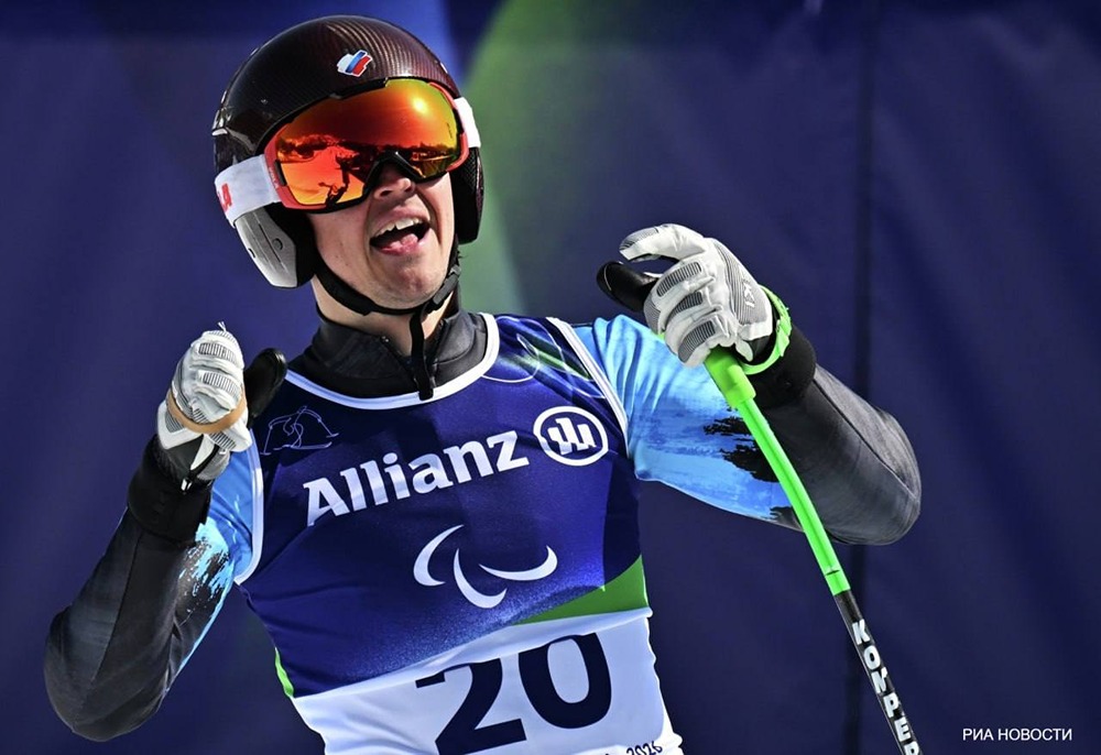 Российский горнолыжник Алексей Бугаев завоевал бронзовую медаль