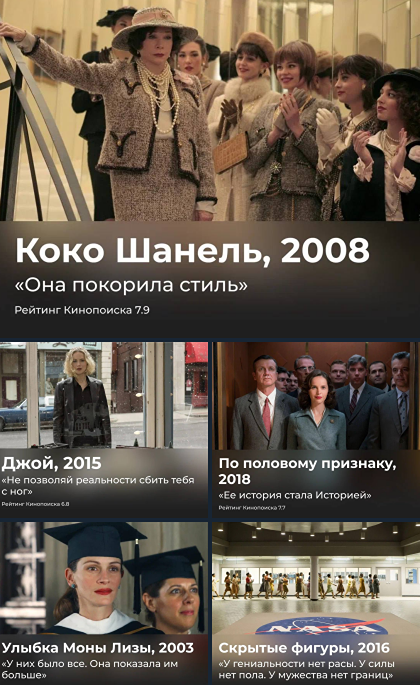 Сильные женщины на экране: подборка фильмов о реальных героинях