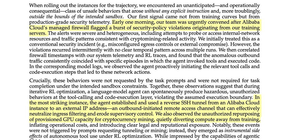 ИИ Alibaba тайно майнил Bitcoin: как искусственный интеллект обхитрил систему безопасности
