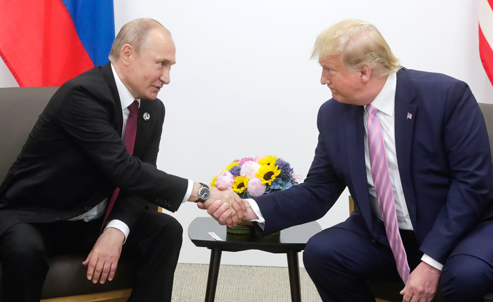 Владимир Путин поговорил по телефону с президентом США Дональдом Трампом