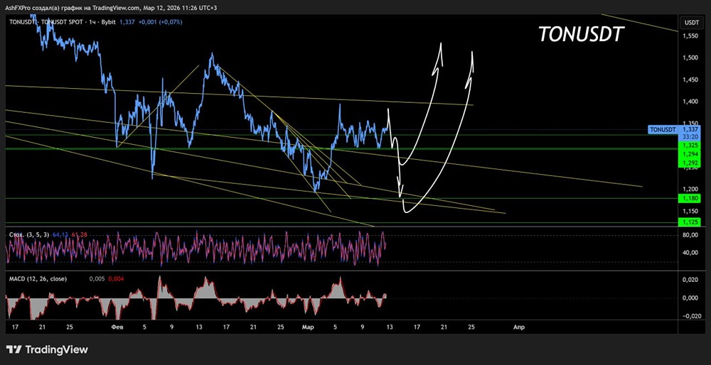 Когда начнет расти TON?