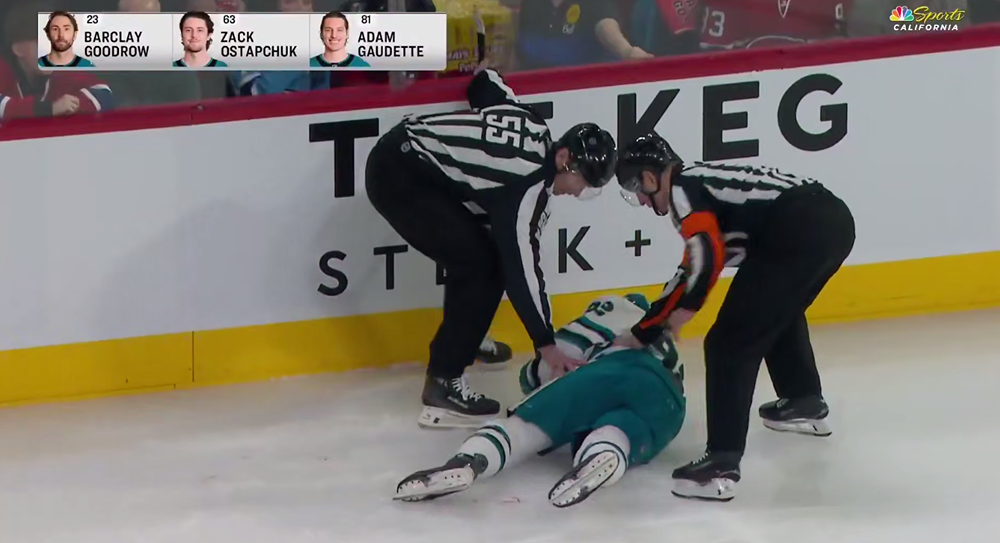 Чернышов в нокдауне: как россиянин получил травму в игре против «Монреаль Канадиенс»