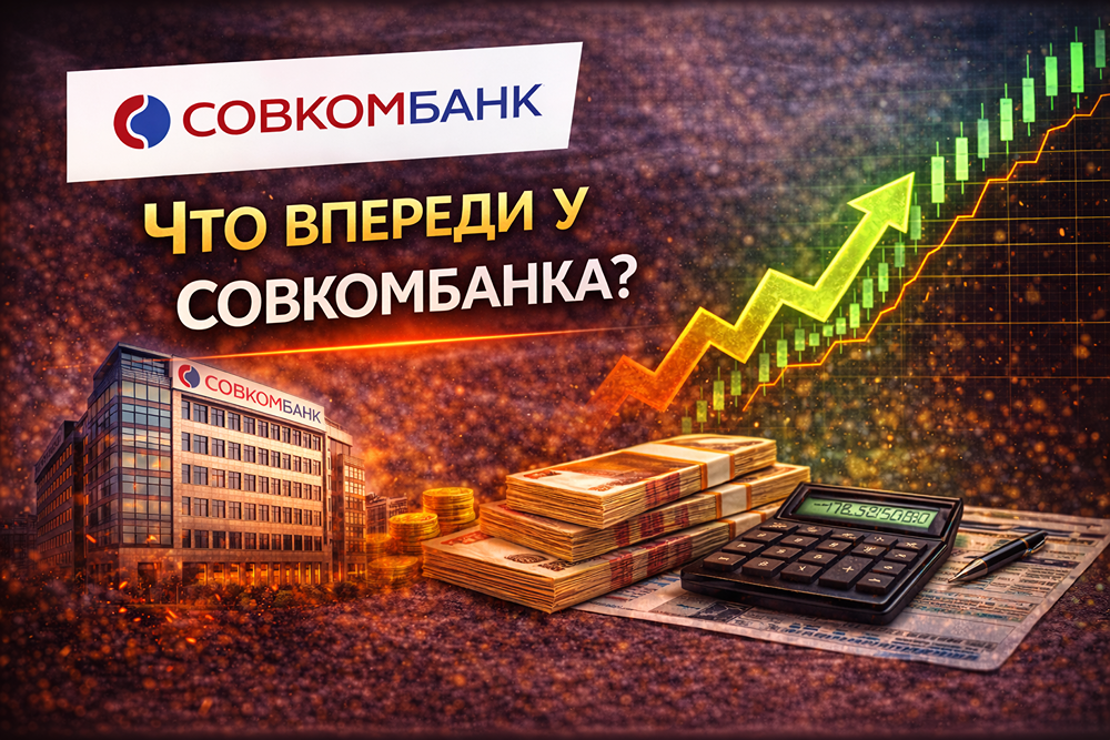 Совкомбанк: почему прибыль упала на 31 %, но акции всё равно интересны?