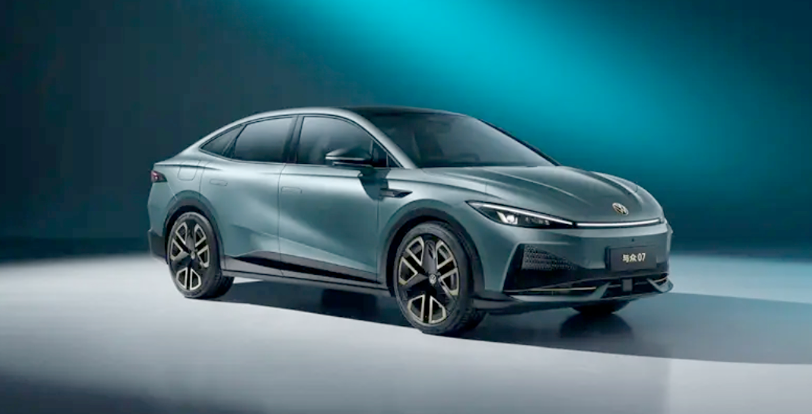 Первый совместно разработанный компанией Volkswagen и XPeng электромобиль