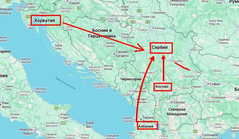 Какие страны хотят войны с Сербией?