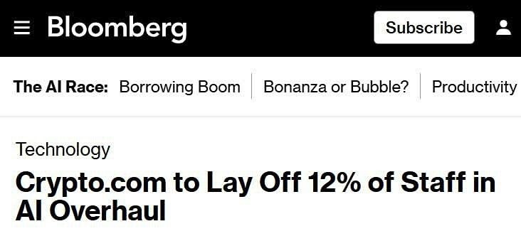 От Gemini до Crypto.com: криптокомпании массово избавляются от сотрудников