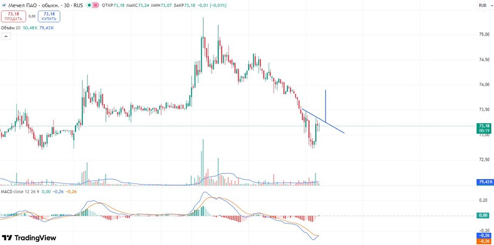 Паттерн «пГиП» по «Мечелу» — готовимся к росту до 73,87