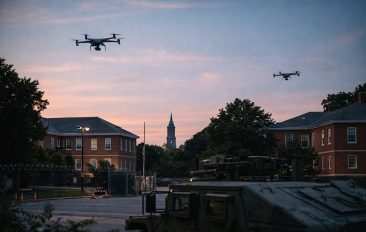 Тайна над Вашингтоном: неопознанные дроны у военной базы