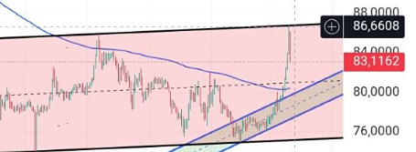 USD/RUB: что будет, если курс закрепится выше 86.69?