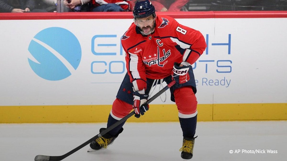 Овечкин стал вторым игроком, забросившим 1 000 шайб в НХЛ с учетом плей-офф