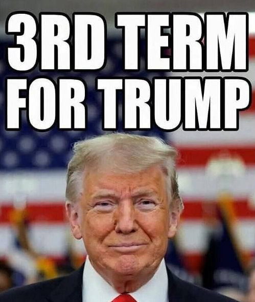 Трамп репостит текст о своем третьем сроке