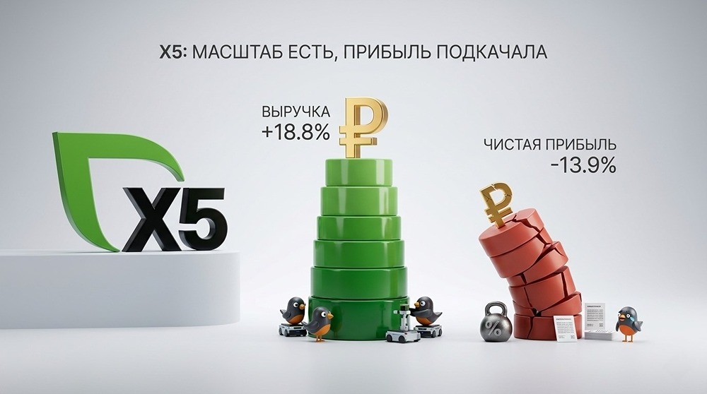 Дивиденды платят, но маржа падает: что происходит с X5?