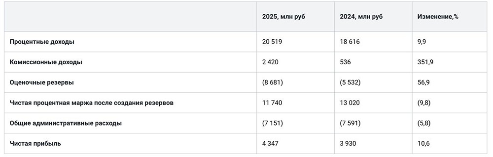 Займер МСФО за 2025 год
