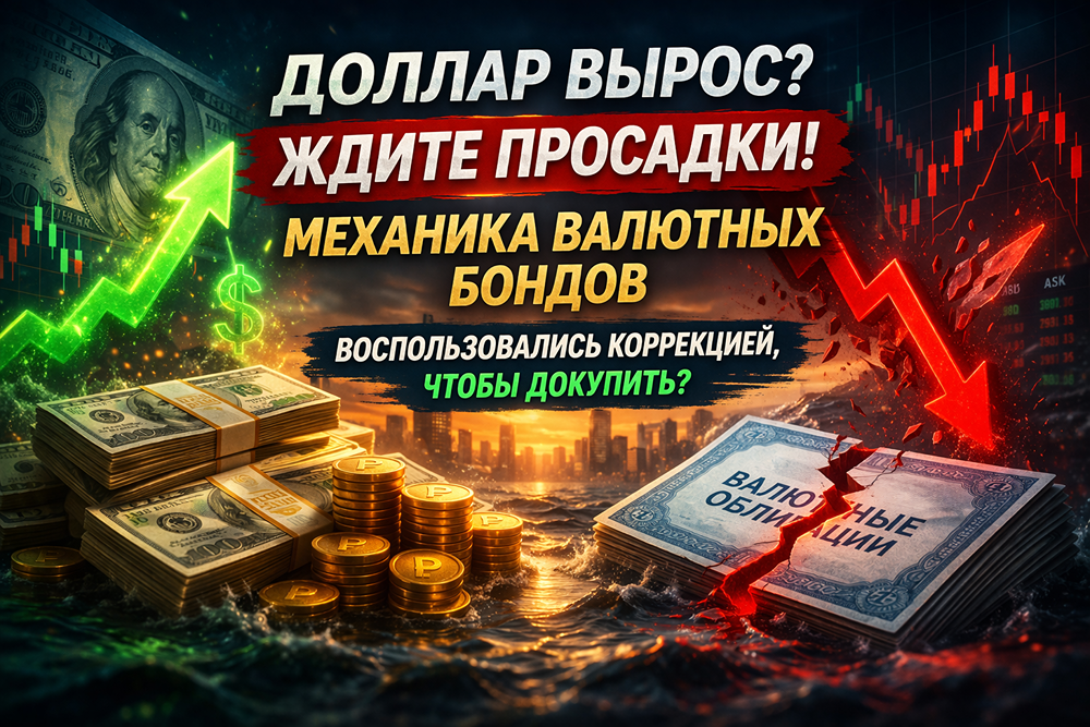 Почему валютные облигации падают при росте доллара? Разбираем механизм