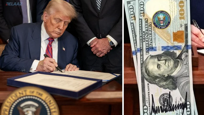 Трамп на долларах: впервые для действующего президента