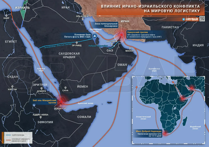 Около 30% мировых поставок удобрений застряли в Ормузском проливе