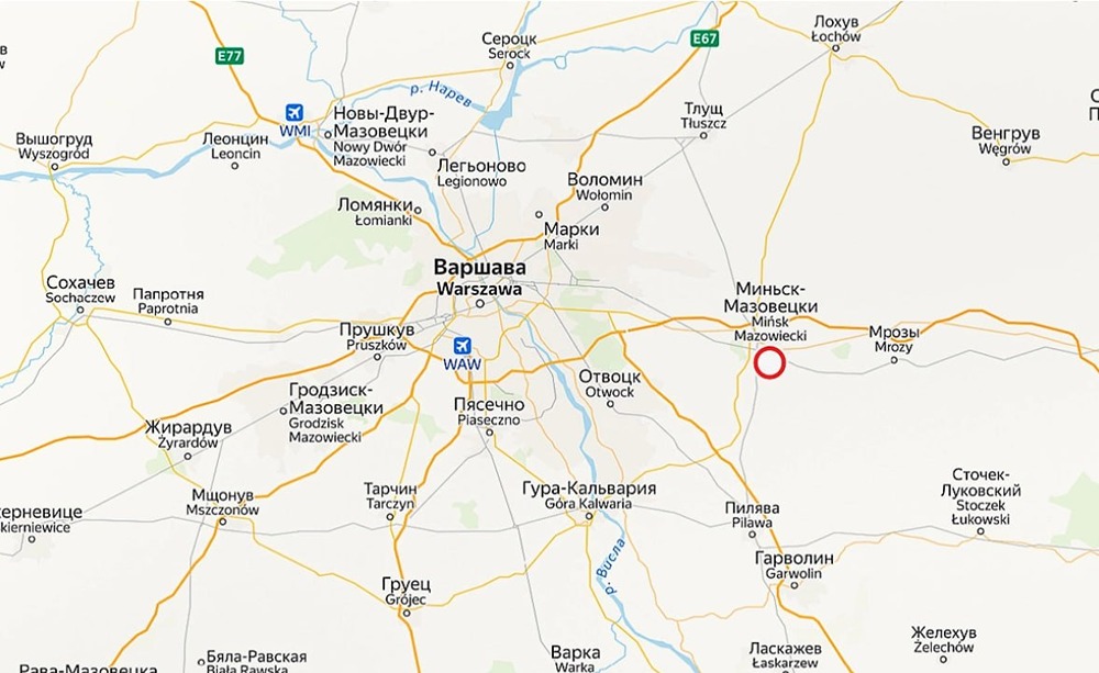 Срочно: неопознанный объект упал под Миньском — подробности