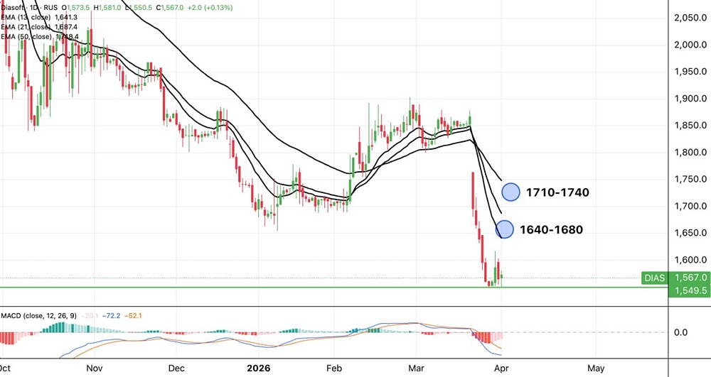 Отскок без разворота: что ждёт инвесторов в акциях «Диасофта»?