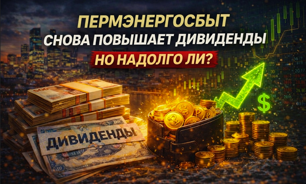 Дивиденды выросли: что ждёт акции Пермэнергосбыта в 2026 году?