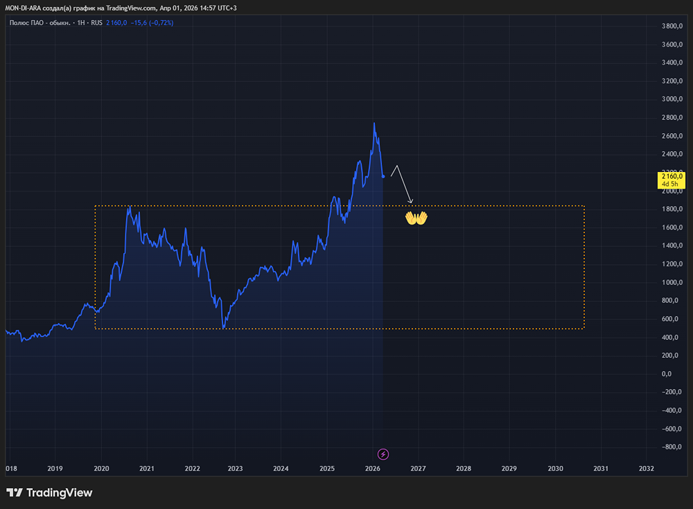 Недооценка на 40 %: почему акции Полюс могут удивить инвесторов?
