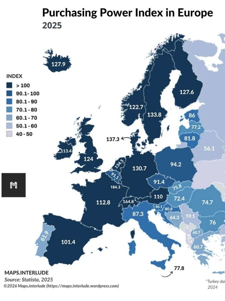 Парадокс ЕС: богатые витрины Польши против бедности Южной Европы