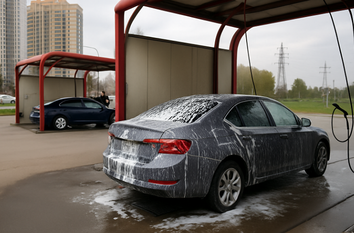 Стоимость автомойки в Москве за два года взлетела в 2,5 раза