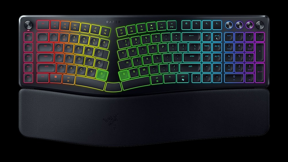 Razer Pro Type Ergo: эргономичная клавиатура с ИИ и RGB‑подсветкой