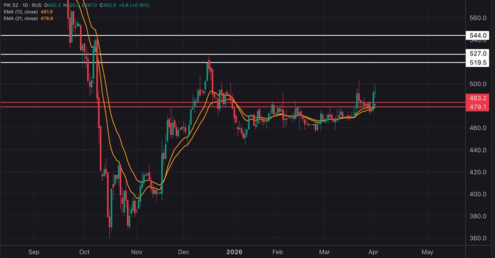 За кулисами роста: кто покупает акции ПИК на текущих уровнях