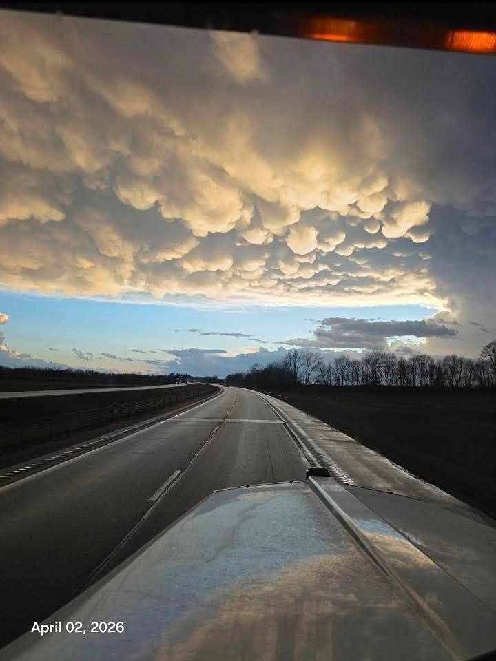 В Чикаго заметили редкие облака-мамматусы