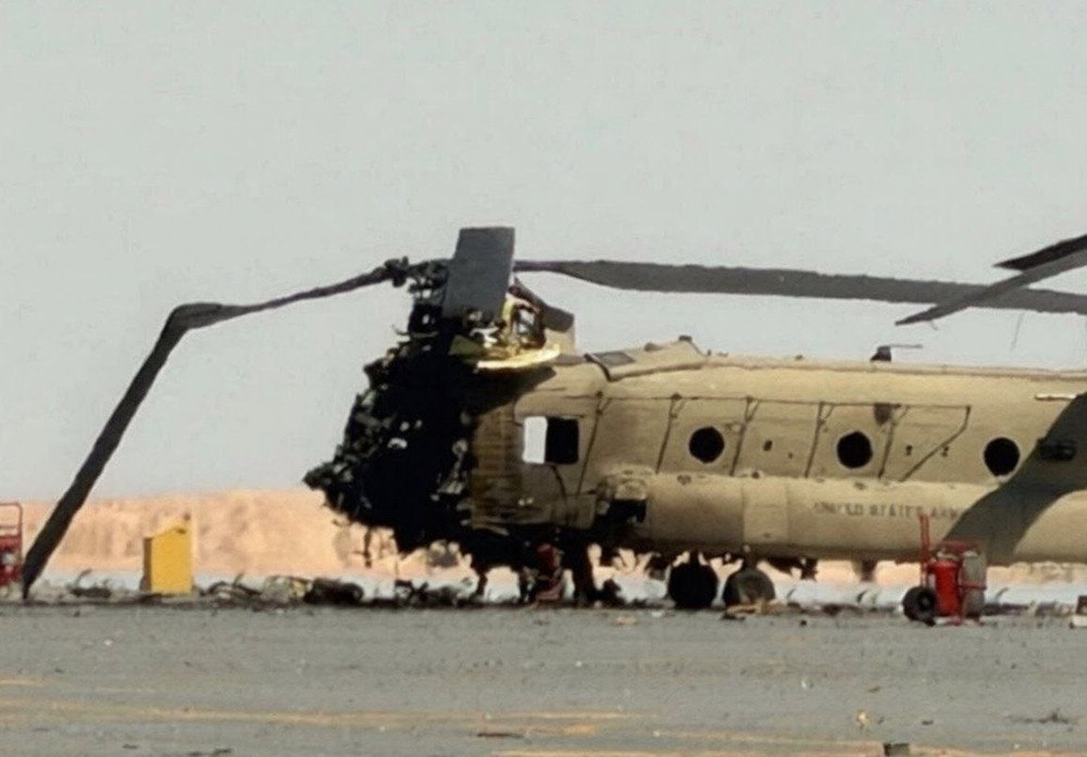 Иранский беспилотник атаковал американский вертолет Boeing CH-47 Chinook