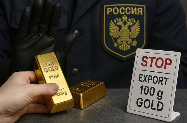 Что меняется для физлиц с золотом? Новый порядок вывоза — от 100 грамм
